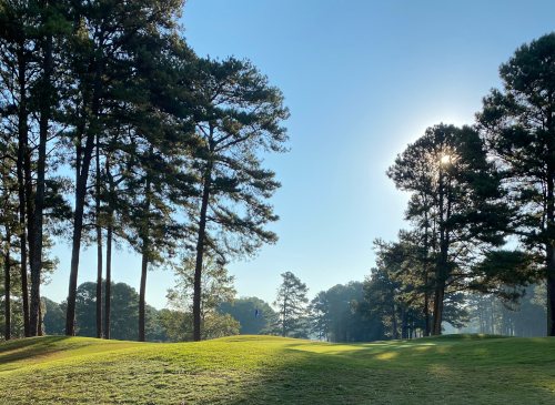 Photo of a hole at the Legacy Links Golf Course in Smyrna, Georgia U.S.A.